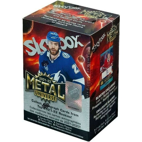 2021-22 Upper Deck Skybox Metal Universe Hockey 5-Pack Blaster Box