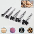 thumbnail image 2 of 5 Size Forstner Wood Drill Bits Hole Saw Cutter Hand Wood Tools with Round Shank, 2 of 5