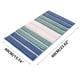 thumbnail image 3 of Felpudo de baño con rayas de colores, antideslizante, para puerta de entrada, grueso, absorbente, para baño, 3 of 3