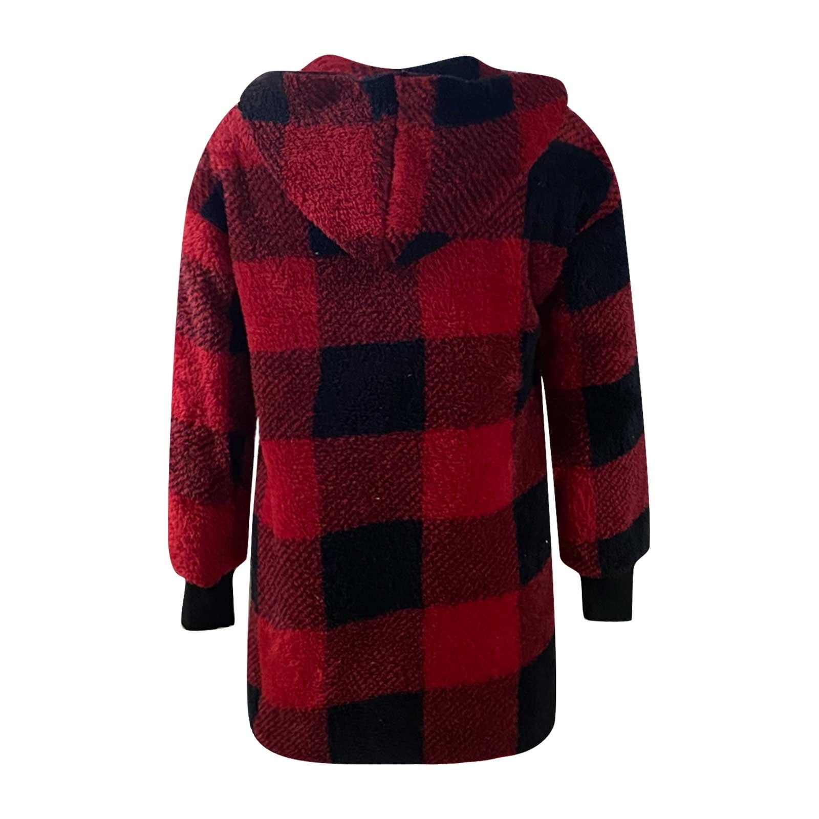 Veste Polaire Réversible Femme – Sherpa Doux, Col Montant, Zippée, Coupe-vent, Idéale Automne/hiver