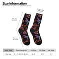 thumbnail image 2 of Rateoe Humming Bird for Women Casual Calf Socks - Cute Crew Socks - Thin Soft Above Ankle Socks Size 5-11, 2 of 6