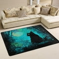 thumbnail image 2 of Area Rugs 72"x48" Indoor Non-Slip Wear Resistant Floor Mats Soft Large Carpets for Living Room Bedroom Home Decor Washable Rug Magic Black Cat, 2 of 7