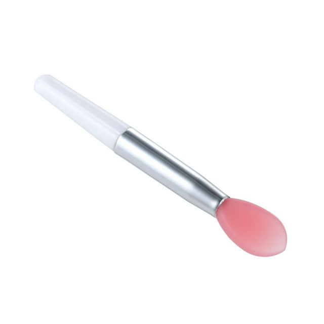 10-Piece Single-Head Silicone Lip Brushes Set with 2 Anti-Lost Covers - Soft, Tasteless Silicone Applicators for Lipstick, Lip Gloss, Lip Balm - Mini Portable Design, Easy to Clean & Store - Ideal