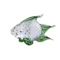 thumbnail image 1 of Glass Fish Shape Table Decor Portable Replacement Vivid Lifelike Colorful Home Computer Desk Ornament Decoration Green, 1 of 8