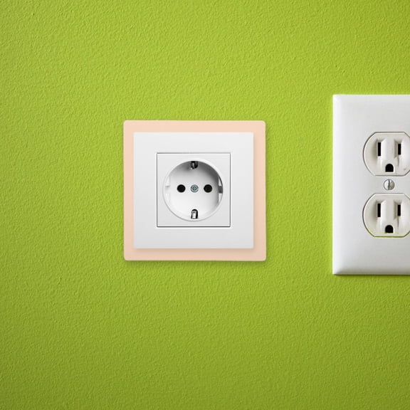 ETEREAUTY Golden Electrical Wall Plate Switch Cover Decorative Outlet Concealer for Home