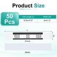 thumbnail image 2 of Uxcell Money Bands, Dollar Bill Wrappers Self-Adhesive Money Straps Self Sealing Bill Straps Sleeves Black, 2 of 7