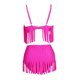 thumbnail image 5 of Conjunto de Bikini de Cintura Alta para Mujeres, Cuello de Bloque de Color U, Bikini sin Espalda Ajustable de Moda, 5 of 6