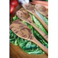 thumbnail image 3 of Talisman Designs 12" Beechwood Slotted Spoon - Pop Art Design, 3 of 5