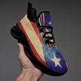 thumbnail image 3 of Puerto Rico American flag Shoes Trail Running Shoe Non-Slip Breathable Comfortable Sneakers Black Size 11, 3 of 7