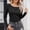 #0477-Black, variant on Women's Long Sleeve Shirts 2026 Spring Fashion Dressy Casual Tops Plain V Neck Blouses Daily Outfits Clothes