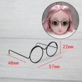 thumbnail image 4 of Gafas pequeñas universales para muñecas, juguete de alambre de acero galvanizado, accesorios de juguete, marco de gafas, 4 of 6