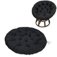 thumbnail image 2 of 19.6 Inch Water Resistant Papasan Cushion, 1 Pc Rocker Chair Pads, Hammock Seating Cushion for Hanging Egg Chair Folding Garden Sofa Patio Garden Swing Chair, Black, 2 of 9