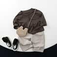thumbnail image 3 of Kiijoy Little Boys Long Sleeve Henley T-Shirt Casual Ribbed Stretch T Shirt, Sizes 5-6, 3 of 3