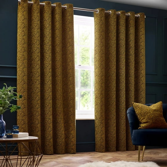 Paoletti New Galaxy Chenille Eyelet Curtains