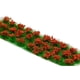 thumbnail image 1 of 30 piezas Bushy Tufts Flower Cluster Grass Tufts Miniatura Paisaje estático Rojo Zulema mechones de hierba en miniatura, 1 of 7