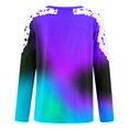 thumbnail image 5 of JINMGG Fall Winter Long Tops for Women, Womens Plus Size Clearance Women's Summer Casual Long Sleeve Blouse Round Neck Printing Lace Tops T-Shirt, 5 of 5