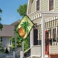thumbnail image 6 of Tropical Pineapple Double Sided Summer House Flag 28"x40", 6 of 6