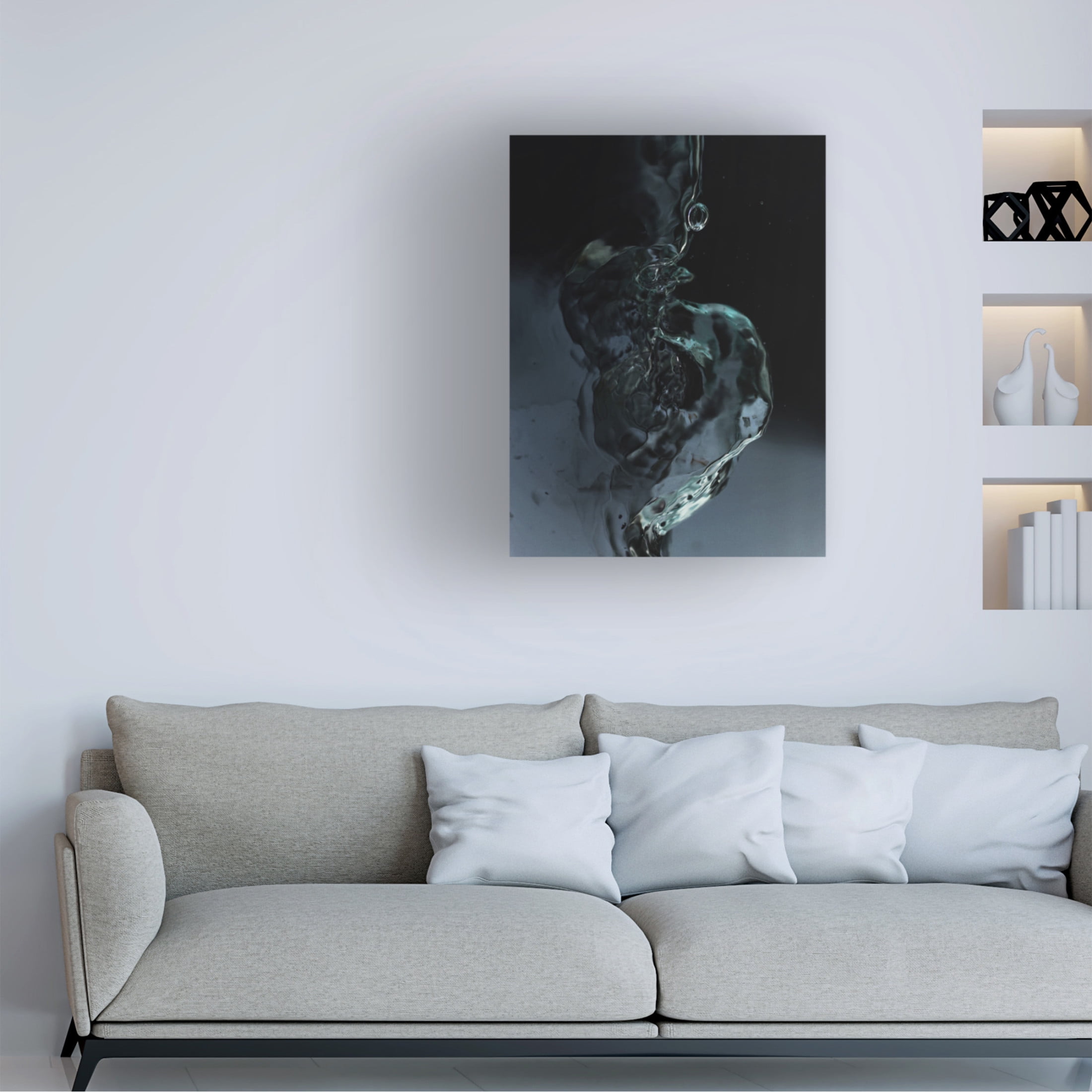Trademark Fine Art Shot by Clint Aqua No2 Canvas Wall Art