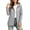 Gray #7, variant on Women's Zip Up Hoodies V Neck Lightweight Travel Hoodies Long Sleeve Packable Vacation Comfy Jacket 2026 Loose Fit Trendy Pullover with Pockets Gray S