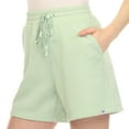 thumbnail image 4 of White Mark Short en Molleton Longline Extensible à Taille Haute pour Femmes, 4 of 5
