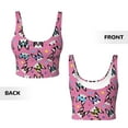 thumbnail image 6 of Uemuo Colorful Cute French Bulldog Pattern Women's Sports Bra - High Impact Support, Breathable, and Comfortable Athletic Bra for Running, Yoga, and Workouts, 6 of 9