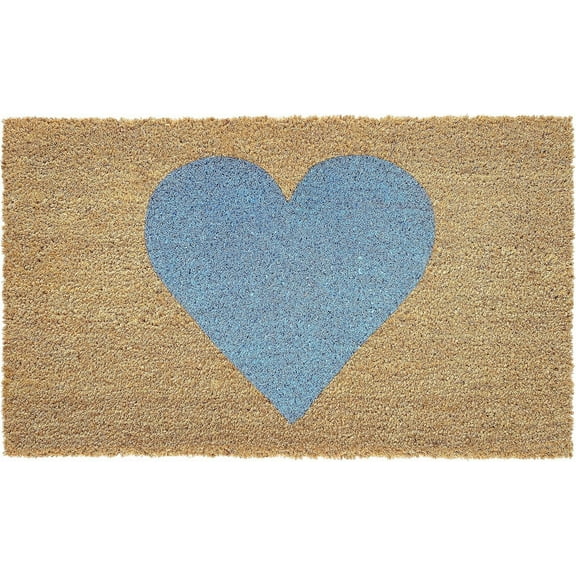 Calloway Mills Madison Heart Doormat (Blue)