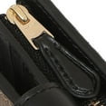 thumbnail image 5 of COACH Medium Corner Zip Wallet in Signature Canvas, IM/Khaki/Black, 5 of 7