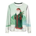 thumbnail image 6 of Christmas Shirts for Women Fleece Crewneck Sweatshirts Fashion Christmas Printed Blouses Long Sleeve Sweaters Casual Xmas Holiday Pullover Tops, 6 of 9