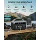 thumbnail image 5 of DaranEner Estación de energía portátil 56000 mAh, batería de respaldo LiFePO4 de 179,2 Wh con 2 salidas de CA de 300 W (pico 600 W), carga rápida de 1,5 horas, banco de energía para emergencias por hu, 5 of 5