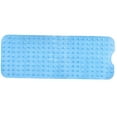 thumbnail image 3 of Bath Tub Shower Mat Non-Slip with Suction Cup Anti-Bacterial Allergen-Free Floor Mat Clear Blue, 3 of 4