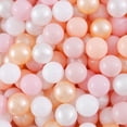 thumbnail image 1 of Bolas para Piscina de Pelotas Realhaha 50 Plásticas para Bebés Niñas Niños Rosas, 1 of 8
