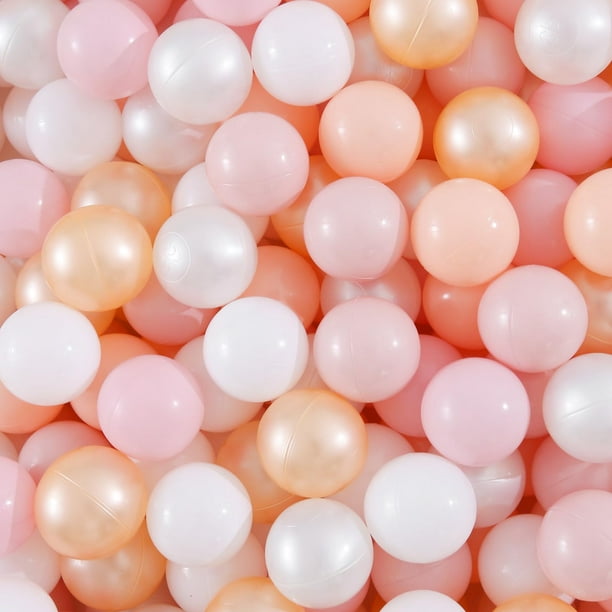 Bolas para Piscina de Pelotas Realhaha 200 Plásticas para Niñas y Niños Rosa
