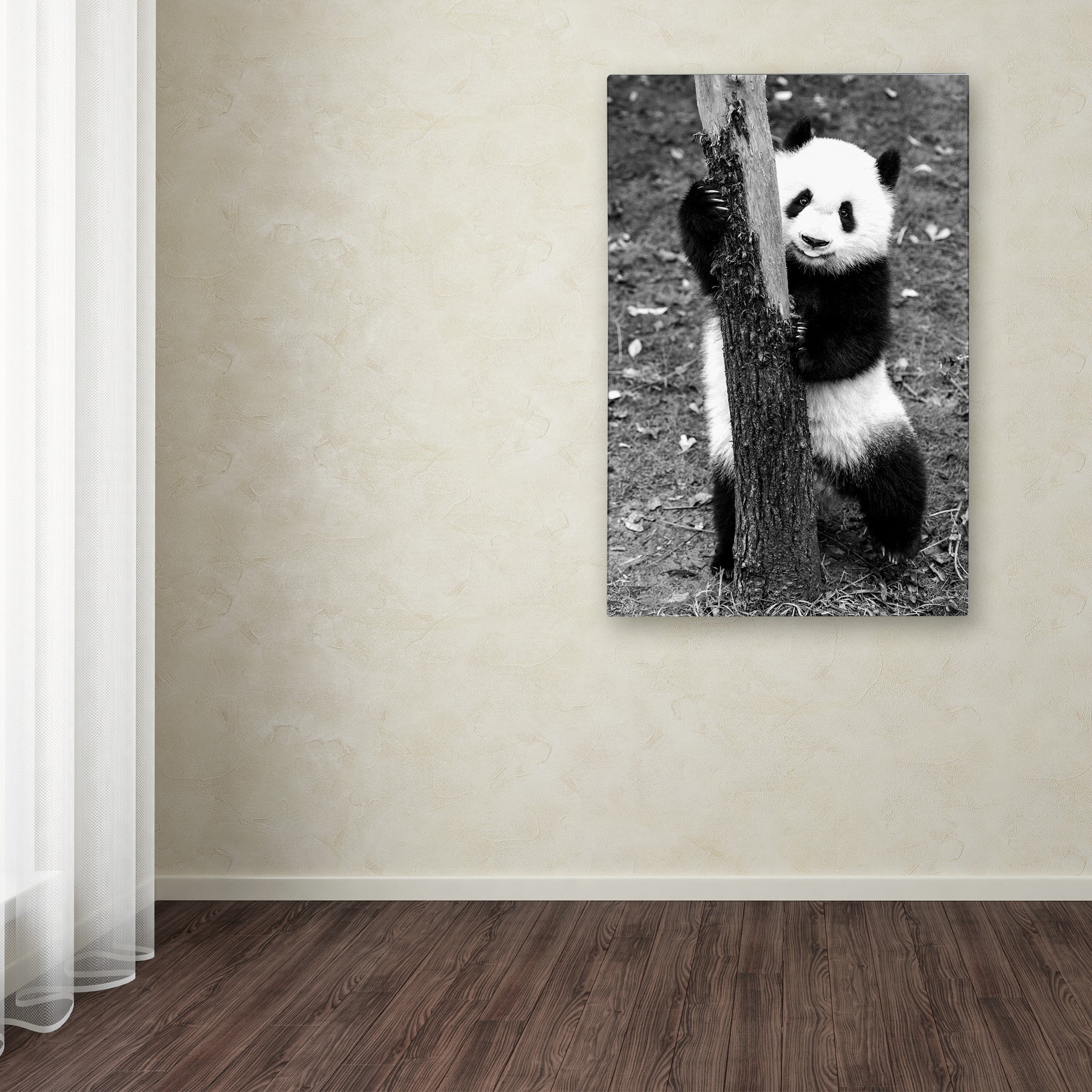 Trademark Fine Art 'Panda III' Canvas Art by Philippe Hugonnard