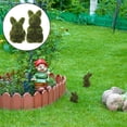 thumbnail image 3 of 2 piezas de adorno de conejito, adorable modelo de conejo, decoración de mesa para interiores., 3 of 7