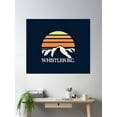 thumbnail image 2 of Whistler Bc | Mountain Sun Poster Wall Art, Modern Wall Decor, 8x12 UNFRAMED, 2 of 3