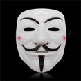 thumbnail image 2 of Maojin Halloween Decoration Hackers Mask White V For Vendetta Halloween Face Mask Costume Cosplay Party, 2 of 2