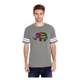 thumbnail image 1 of Unisex Elephant Football Fine Jersey T-Shirt, 1 of 5