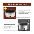thumbnail image 4 of 4 In 1 Slow Cooker Divider Liners Fits 6 Qt Crockpots, 4 Grids Silicone Crockpots Divider, Cooking, 4 of 5
