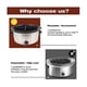 thumbnail image 4 of 4 In 1 Slow Cooker Divider Liners Fits 6 Qt Crockpots, 4 Grids Silicone Crockpots Divider, Cooking, 4 of 5