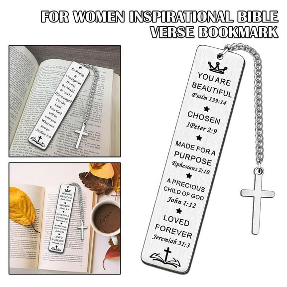 FurNest Inspirational Christian Bookmark Gifts For Women Bible Verse Bookmark Fo