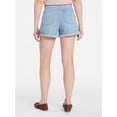 thumbnail image 4 of Time and Tru Women's High Rise Utility Shorts, 3.5" Inseam, Sizes 0-22, 4 of 6