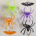 thumbnail image 5 of Spooky Halloween Party Rings: 10 Colorful Plastic Spider and Bat Rings - Perfect for Pranks and Festive Fun - Suitable for Ages 14 and Up - Made of Durable Plastic, 5 of 5