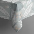 thumbnail image 5 of Floral Square Tablecloth 52x52in(132x132cm) – Waterproof Polyester Printed Table Cover, Wrinkle Resistant & Washable for Kitchen Dining Picnic Party Decor, Thanksgiving,Christmas, Spring,Flower, 5 of 6