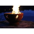 thumbnail image 3 of Fire Pit Art SEA-Electronic AWEIS - NG 24 x 36 in. 200K BTU Sea Creatures Penta 24 Fire Pit, Iron Oxide Patina - Electronic AWEIS - Natural Gas, 3 of 5