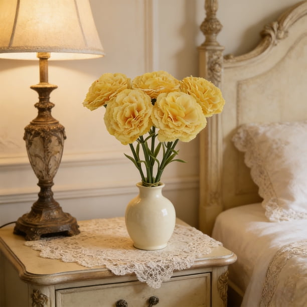 Artificial Carnation Silk Bouquet And Wedding Outdoor Living Room Decoration And Photo Prop Bouquet