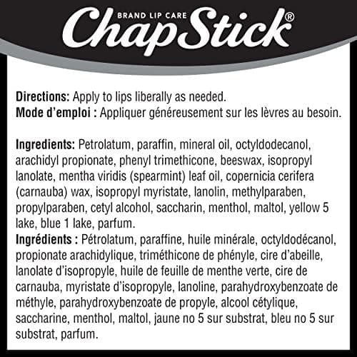 Chapstick Classic Lip Balm, Mint Flavour, 4G, 2 Pack