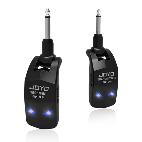 JOYO JW-03 2.4GHz Wireless Guitar System Transmitter Receiver 4 Channels Rechargeable