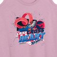 thumbnail image 3 of Hot Wheels - Criss Cross Heart - Women's Racerback Tank Top, 3 of 5