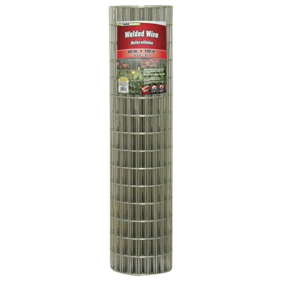 YARDGARD 4-by-2-Inch Mesh 14 Gauge Welded Mesh Fence