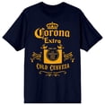 thumbnail image 7 of Corona Cold Cerveza Label Men's Navy T-Shirt-XXL, 7 of 7